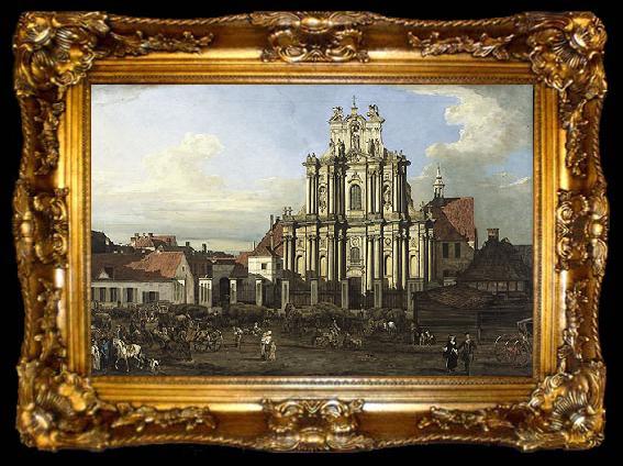 framed  Bernardo Bellotto Visitationist Church in Warsaw, ta009-2